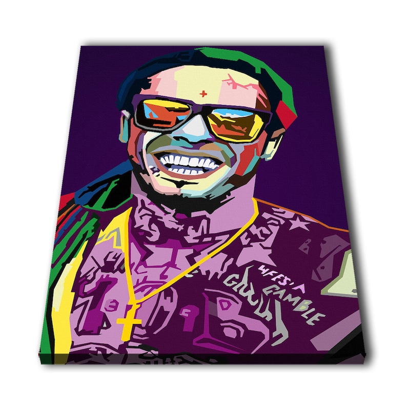507 Lil Wayne Art Wall Cloth Poster Print