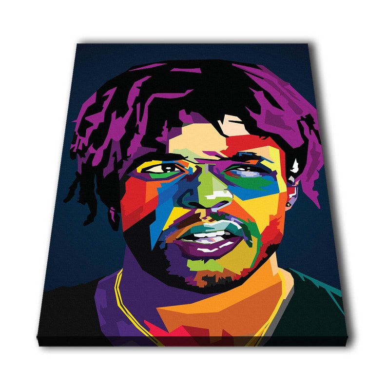 Lil Uzi Vert Portrait Print Print Rapper Art Hip Hop