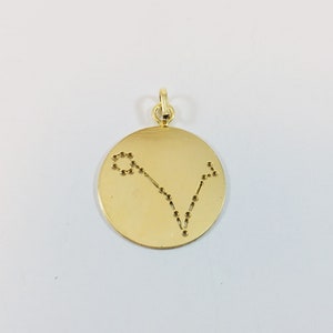 Star constellation necklace Pisces