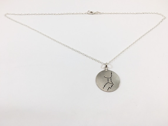 Star constellation necklace virgo