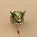 Buffalo Brass Ring, Animal Head Ring, Golden Men Ring 