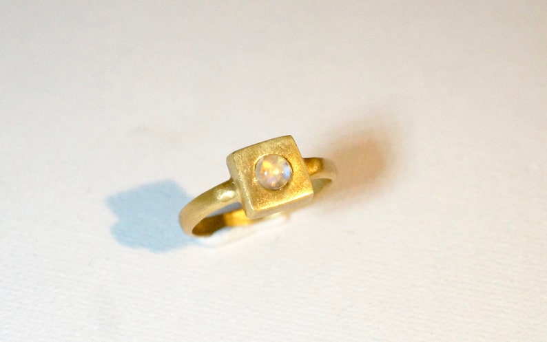 Square Goldplated Ring
