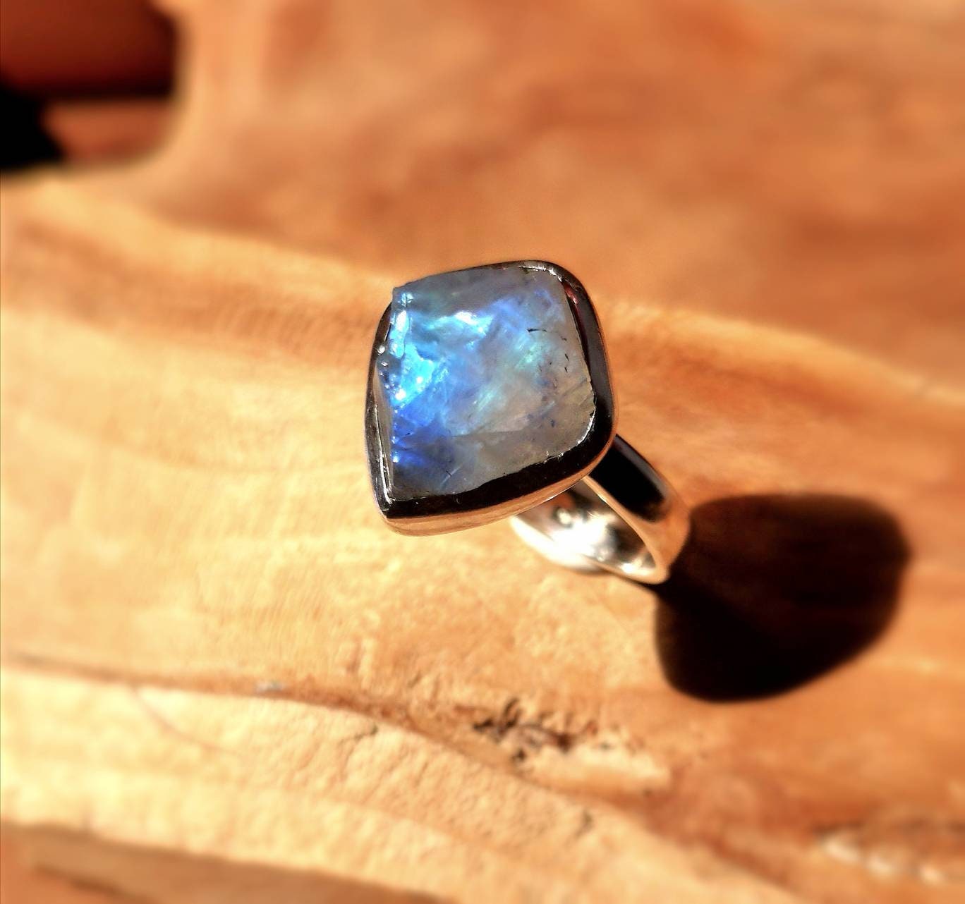 Moonstone on sale raw ring