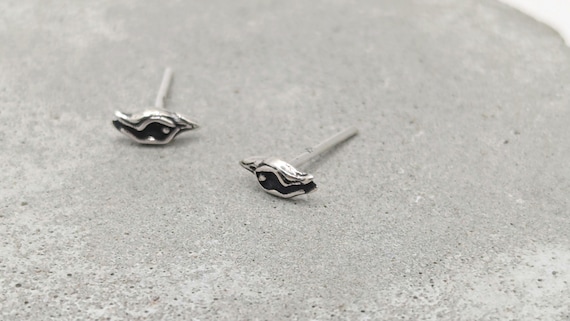 Tiny Vulva Stud Earrings 925 Silver, Yoni earrings
