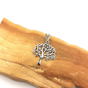 Colgante árbol de la vida plata 925, colgante Yggdrasil, colgante árbol plata, colgante árbol místico