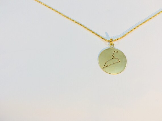 Star constellation Leo necklace