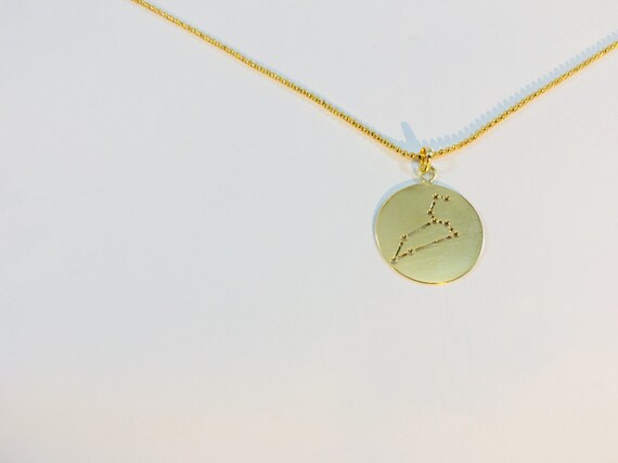 Star constellation Leo necklace