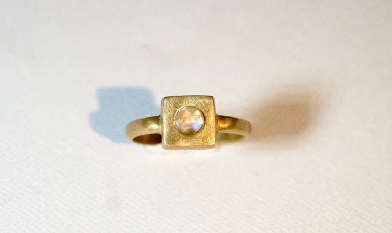 Square Goldplated Ring