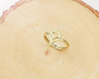 Anello principessa Boho dorato
