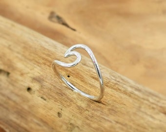 925 Silver Wave Ring, Classic Wave Ring