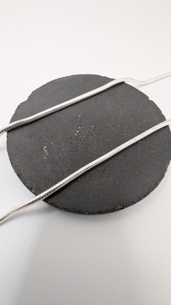 Heavy Thick 925 Silver Snake Skin Chain in Different Length, Sterling Silver Snake Chain