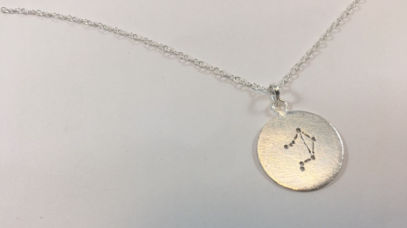 Star Constellation Necklace Libra