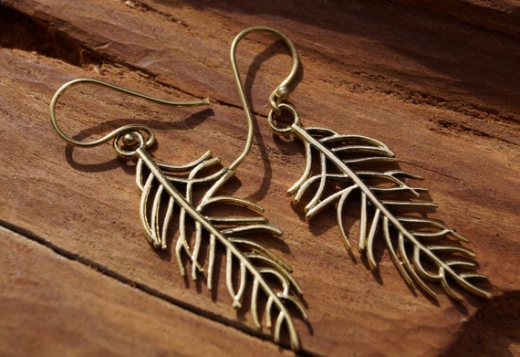 Boho Earrings "Little Feather"