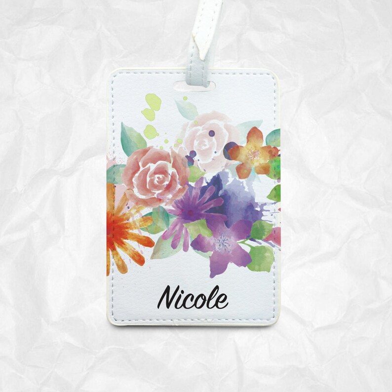 Personalised PU Leather Luggage Tag Travel Tag Bag Tag Etsy Hong Kong