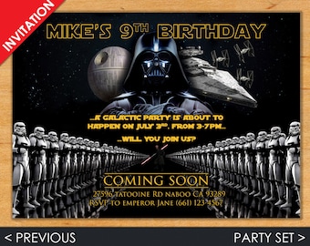 Darth Vader Invites Etsy