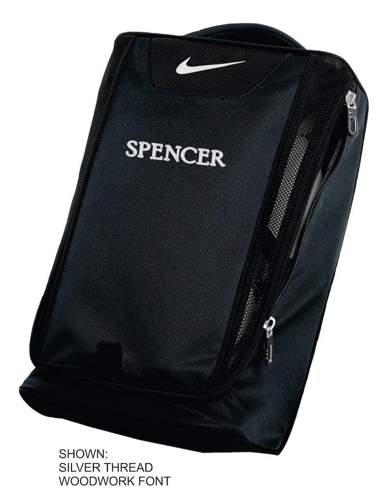 Personalized Shoe Tote Monogrammed Nike 