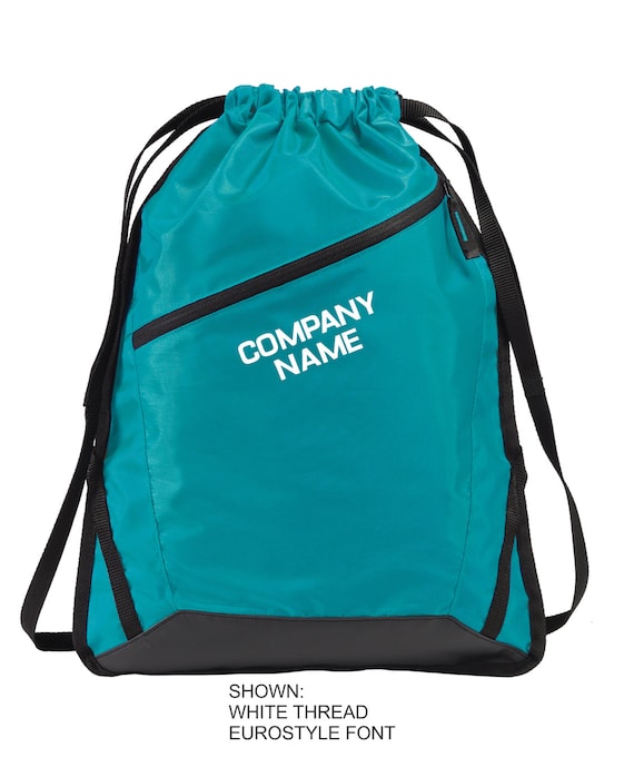 personalized cinch bag