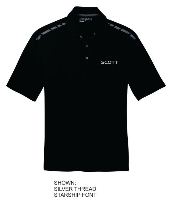 nike polo embroidery
