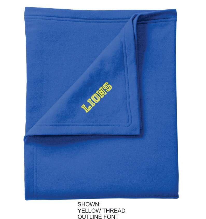 Personalized Team Blanket Custom Sports Blanket Monogrammed | Etsy