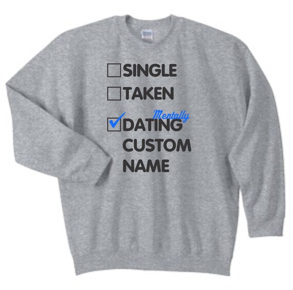 single custom sweatshirt