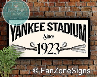 YANKEE STADIUM SIGN | Yankee Stadium Souvenir | Yankees | Baseball Decor | Baseball Gifts | Yankee Stadium | Gift for Yankees Fan