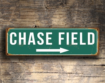 CHASE FIELD SIGN, Vintage style Chase Field Sign, Chase Field Signs, Arizona Diamondbacks, Baseball Signs, Diamondbacks Sign, Diamondbacks