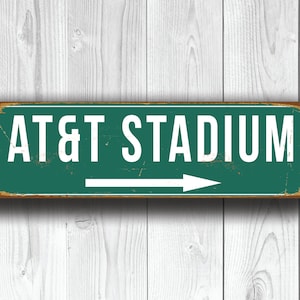 ATandT Stadium Sign, Vintage style ATandT Stadium Sign, Dallas Cowboys, Football Gifts, Cowboys Decor, Dallas Cowboys Gifts, Sign