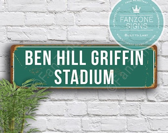 Ben Hill Griffin Stadium Sign, Florida Gators Souvenir, Vintage style Ben Hill Griffin Stadium Sign,Florida Gators, Ben Hill Griffin Stadium