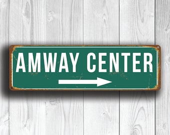 AMWAY CENTER Sign, Vintage style Amway Center Sign, Amway Center Stadium Sign, Amway Center, Home of the Orlando Magic, Basketball Gifts