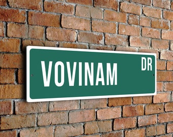 Vovinam Street Sign, Vintage Style Sports Signs, Sports Fan Gift, Sports Sign, FZSSS190124149