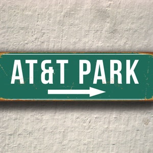 Cartello AT&T Park: decorazione da baseball dei San Francisco Giants