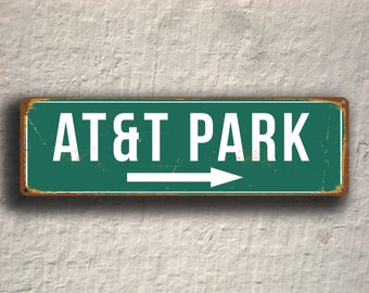 AT&T Park Sign, ATandT Park Signs, Home of the San Francisco Giants, Baseball Signs, baseball Gifts, Giants, San Francisco Giants Decal