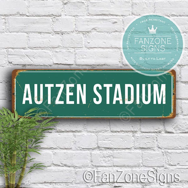 Autzen Stadium Sign: Vintage Style Oregon Ducks Decor