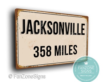 PERSONALIZED NEW YORK City Sign, New York City Distance Sign, City of ...
