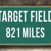 PERSONALIZED TARGET FIELD Distance Sign Target Field Stadium - Etsy