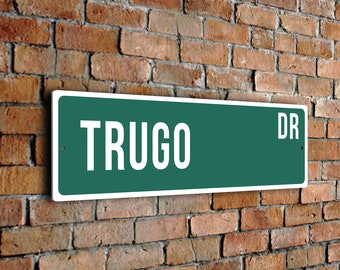 Trugo Street Sign, Vintage Style Sports Signs, Sports Fan Gift, Sports Sign, FZSSS190124049
