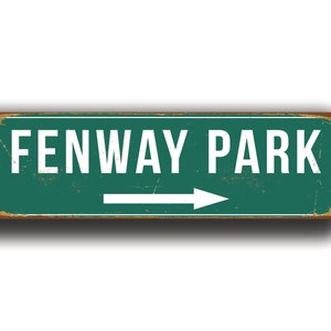 FENWAY PARK SIGN, Vintage style Fenway Park Signs, Fenway Park Signs, Boston Red Sox, Baseball Signs, baseball Gifts, Fenway, Red Sox Signs image 5