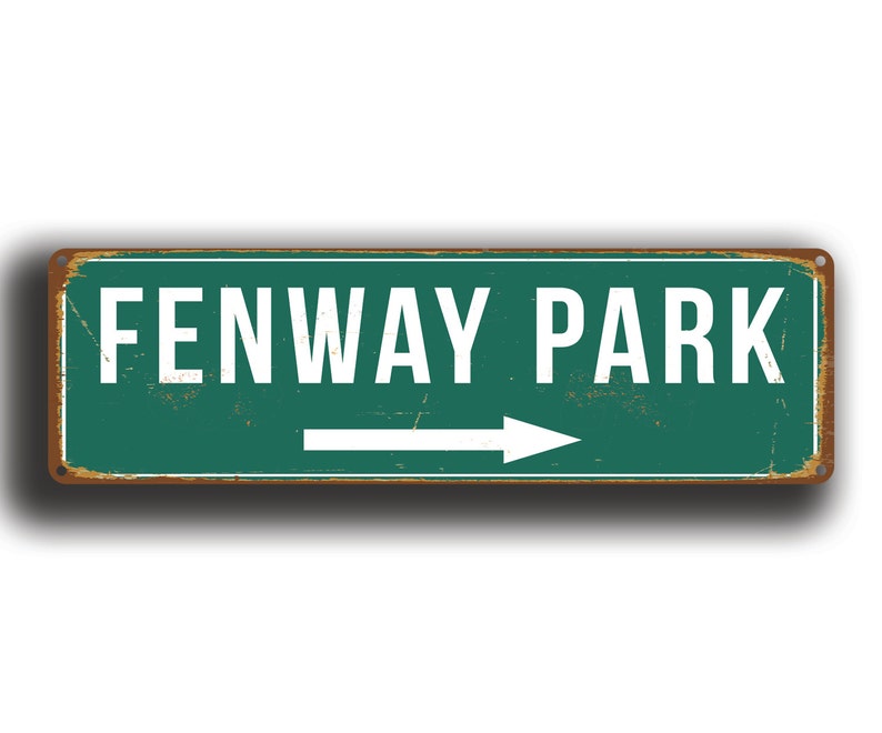 FENWAY PARK SIGN, Vintage style Fenway Park Signs, Fenway Park Signs, Boston Red Sox, Baseball Signs, baseball Gifts, Fenway, Red Sox Signs image 5