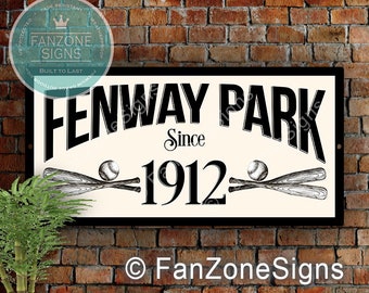 FENWAY PARK SIGN | Fenway Souvenir | Green Monster | Baseball Decor | Red Sox | Fenway Park | Gift for Red Sox Fan