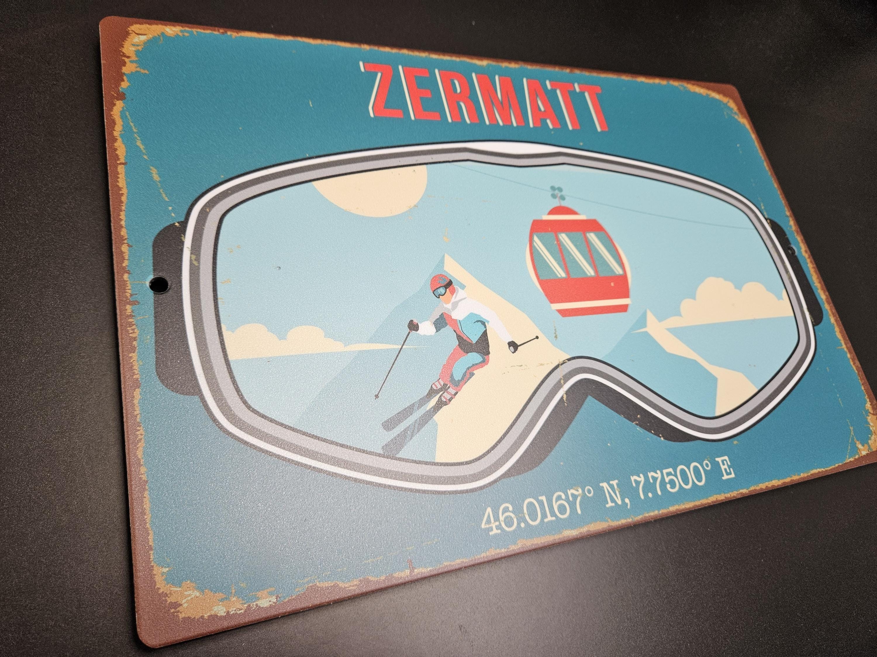 Vintage Style Parsenn Davos Klosters Ski Resort Sign - Etsy Finland