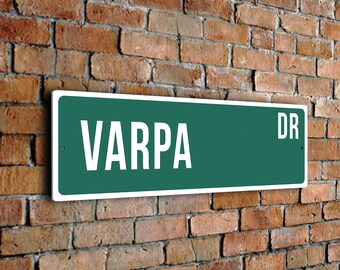 Varpa Street Sign, Vintage Style Sports Signs, Sports Fan Gift, Sports Sign, FZSSS190124051