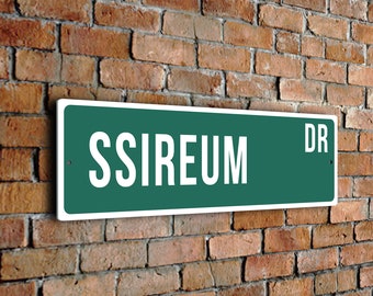 Ssireum Street Sign, Vintage Style Sports Signs, Sports Fan Gift, Sports Sign, FZSSS190124144