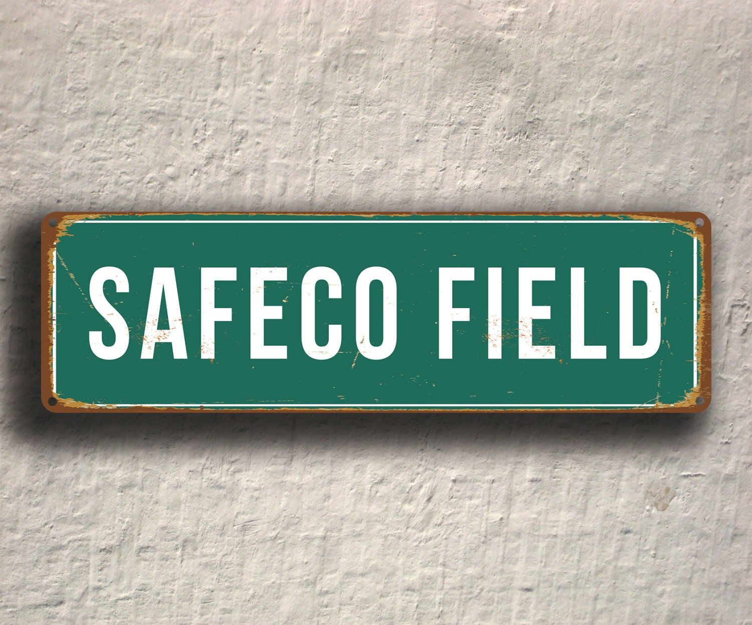 SAFECO FIELD SIGN Vintage Style Safeco Field Sign Safeco Etsy