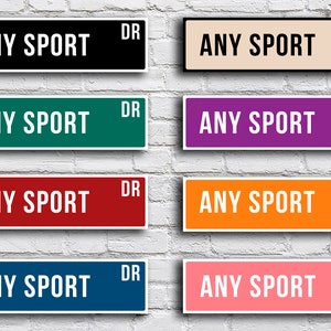 Swish Street Sign, Vintage Style Sports Signs, Sports Fan Gift, Sports Sign, FZSSS190124048 image 2