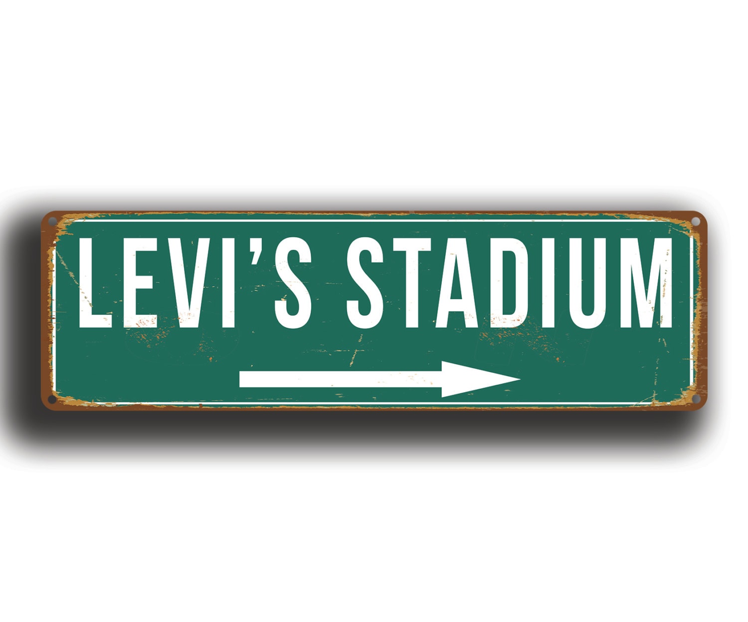 Levi's Stadium Vintage Style Sign: San Francisco 49ers Football