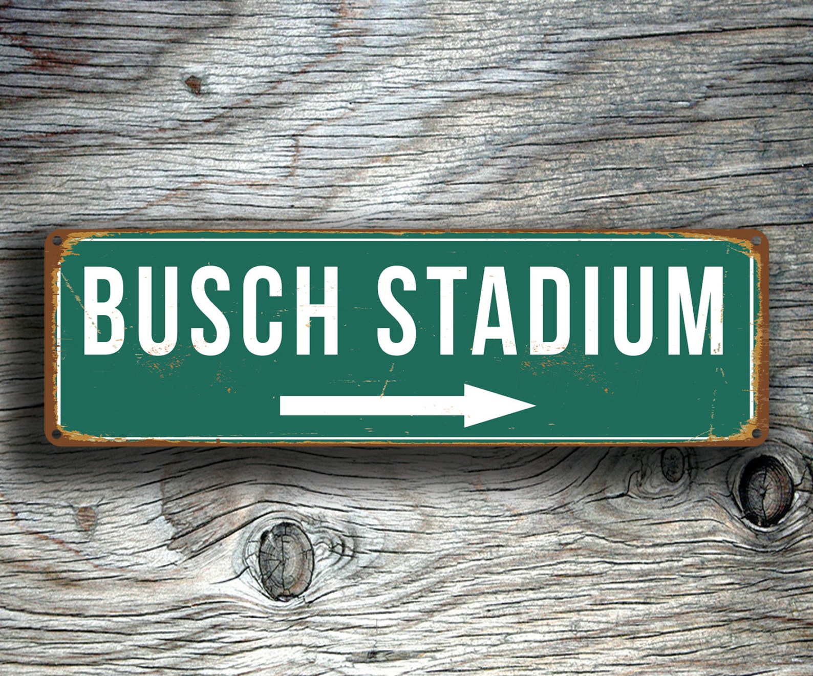 Busch stadium sign vintage style busch stadium sign busch etsy