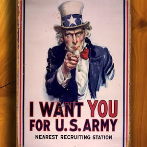 I WANT YOU Sign Vintage style  I Want You For US Army. I want you Composite Aluminum Metal Sign Uncle Sam I Want You vintage metal sign