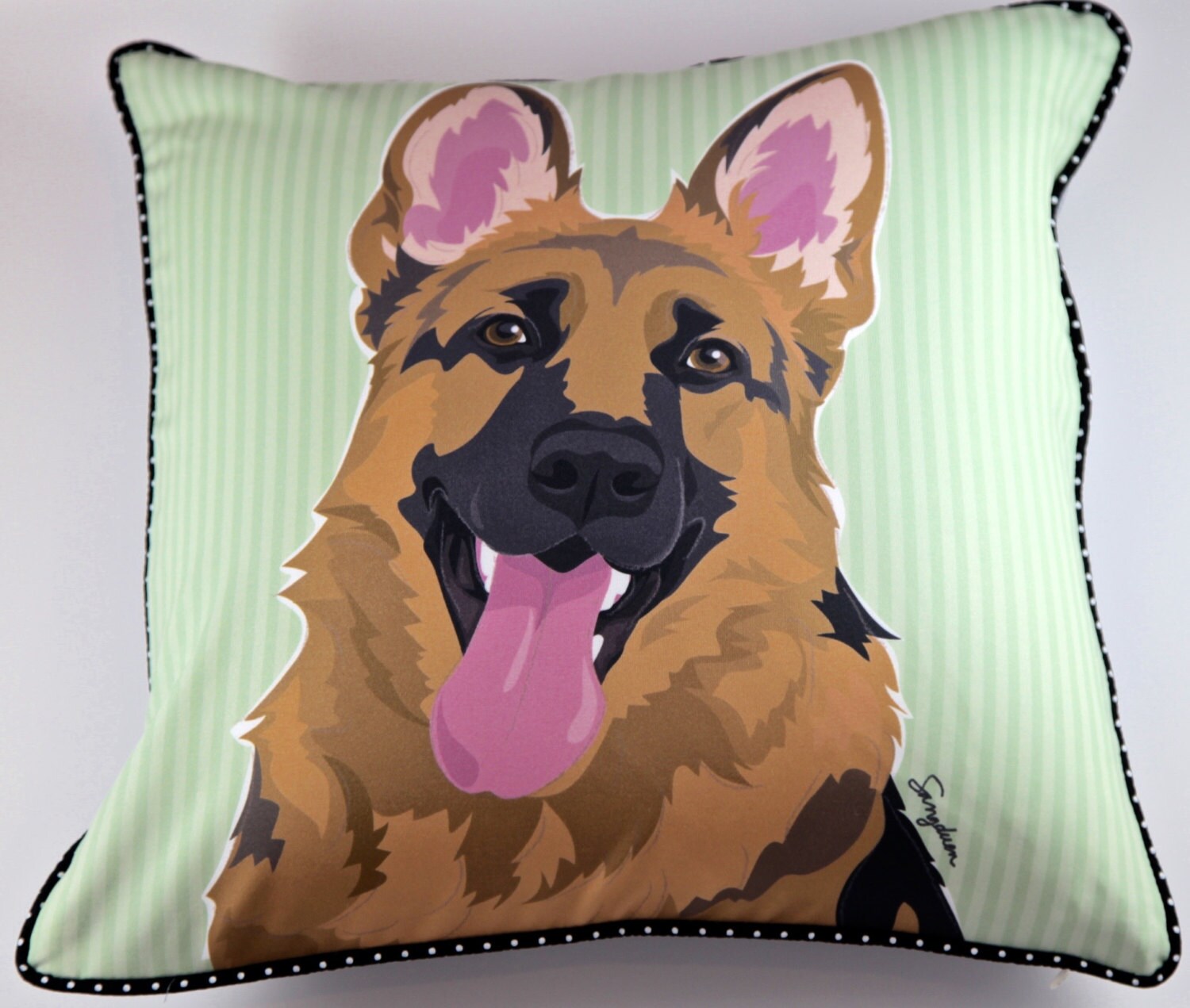 German Shepherd Pillow Etsy
