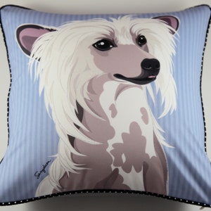 Chinese Crested kussen
