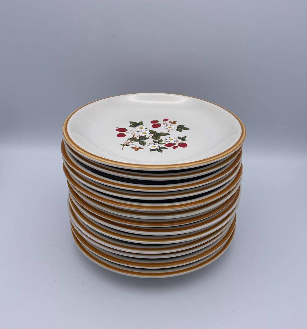 Vintage Sheffield Strawberries and Cream Bread & Butter Etsy